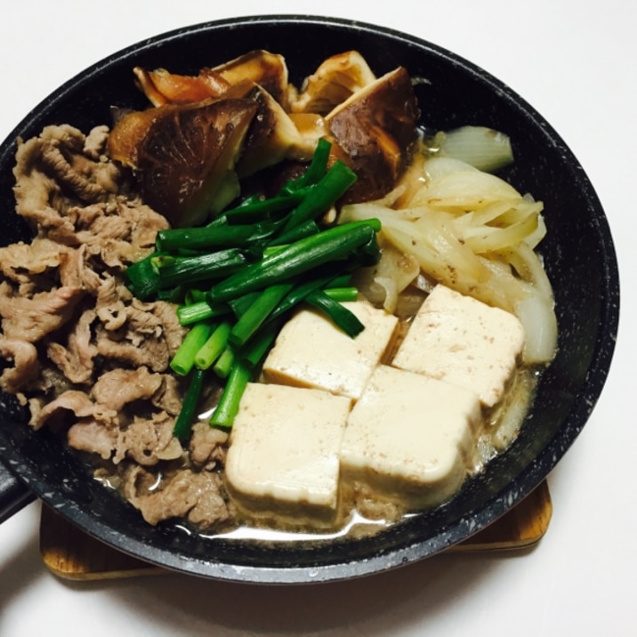 フライパンで すき焼き風 肉豆腐 レシピ 作り方 By なーちゃんまま 楽天レシピ